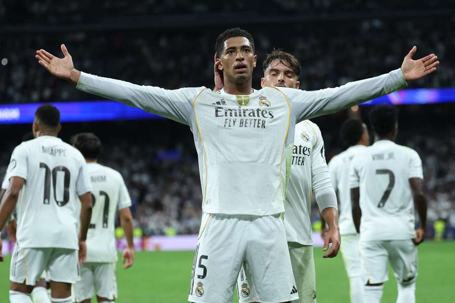 Bellingham fez o único gol do Real Madrid na vitória sobre a Juventus