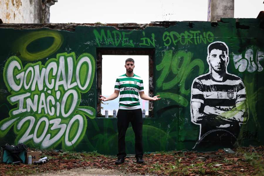 Gonçalo Inácio assinou novo vínculo Gonçalo Inácio assinou novo vínculo