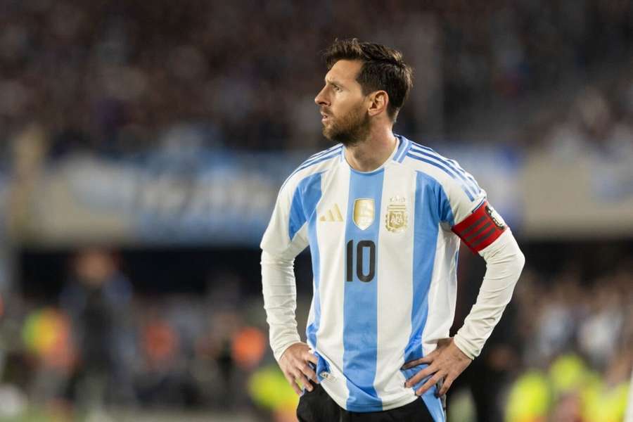 Lionel Messi, con Argentina