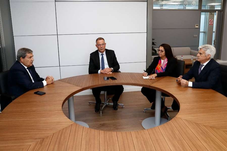 Fernando Gomes reuniu-se com Pedro Rocha e Fouzi Lekjaa