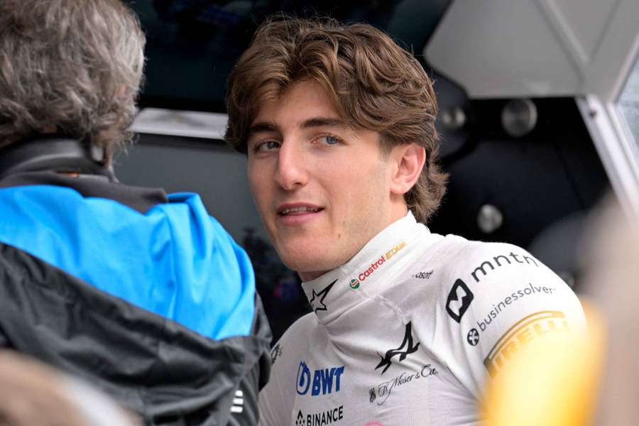 Jack Doohan in the pit lane during the practice session at Circuit Gilles Villeneuve