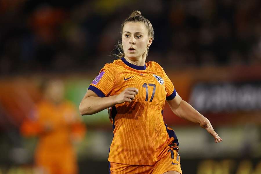 Victoria Pelova was injured during the Netherlands' Euro 2025 qualifier against Finland