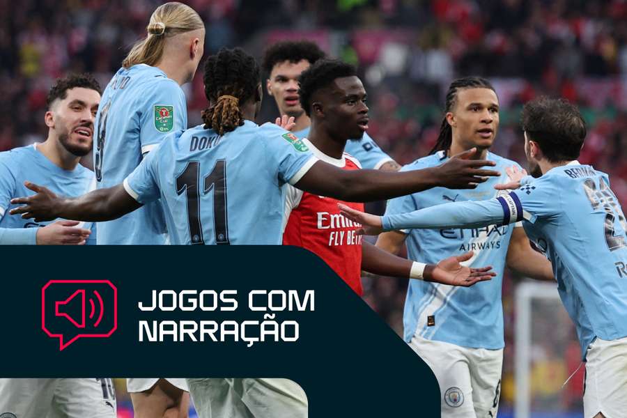 Manchester City e Arsenal lutam pelo topo da Premier League