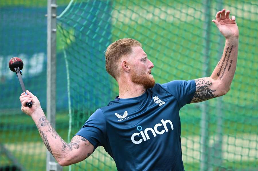 Stokes in training with England