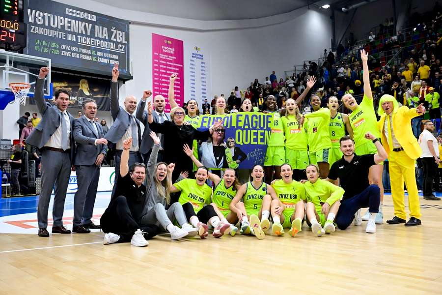 ZVVZ USK Praga z trofeum w Eurolidze kobiet, szósty tytuł trenerki Hejkovej