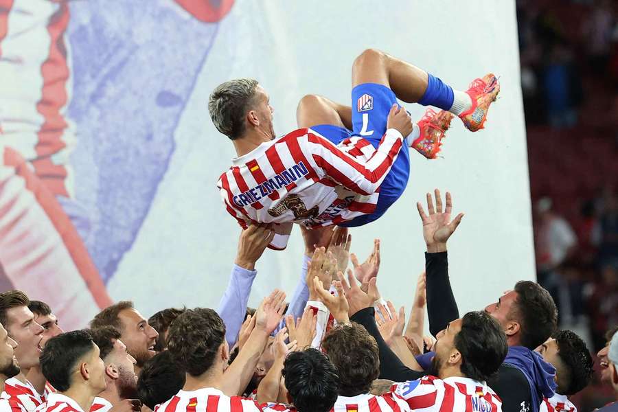 Griezmann odehrál za Atlético poslední domácí zápas.