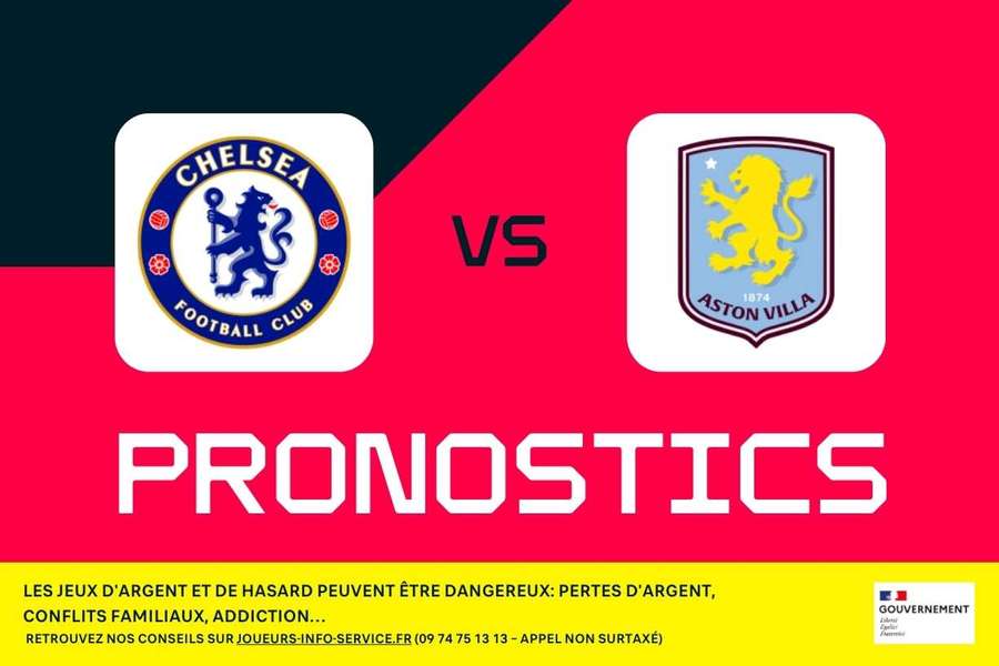 Chelsea vs Aston Villa : Pronostics, meilleurs paris et cotes (Premier League)