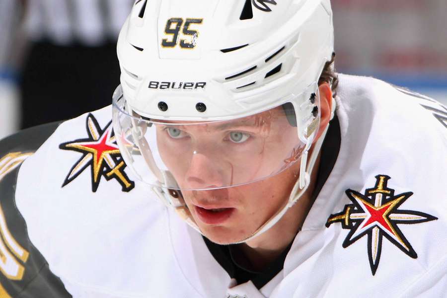 Victor Olofsson prepares for a face-off against the New York Islanders (2025)