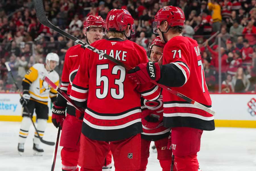 The Carolina Hurricanes won in the NHL on Wednesday night.