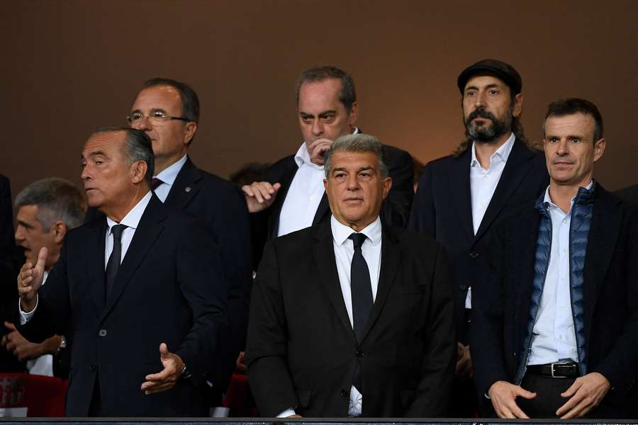 Joan Laporta, presidente del FC Barcelona