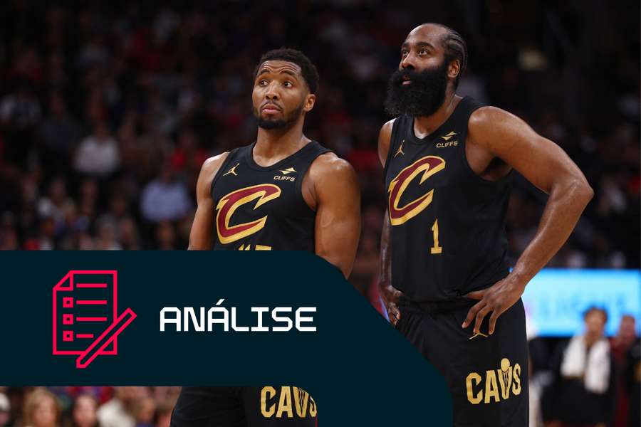 James Harden sem efeito nos Cavs