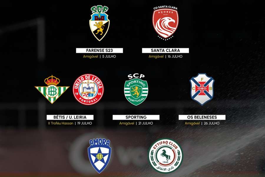 O calendário do Farense na pré-época O calendário do Farense na pré-época