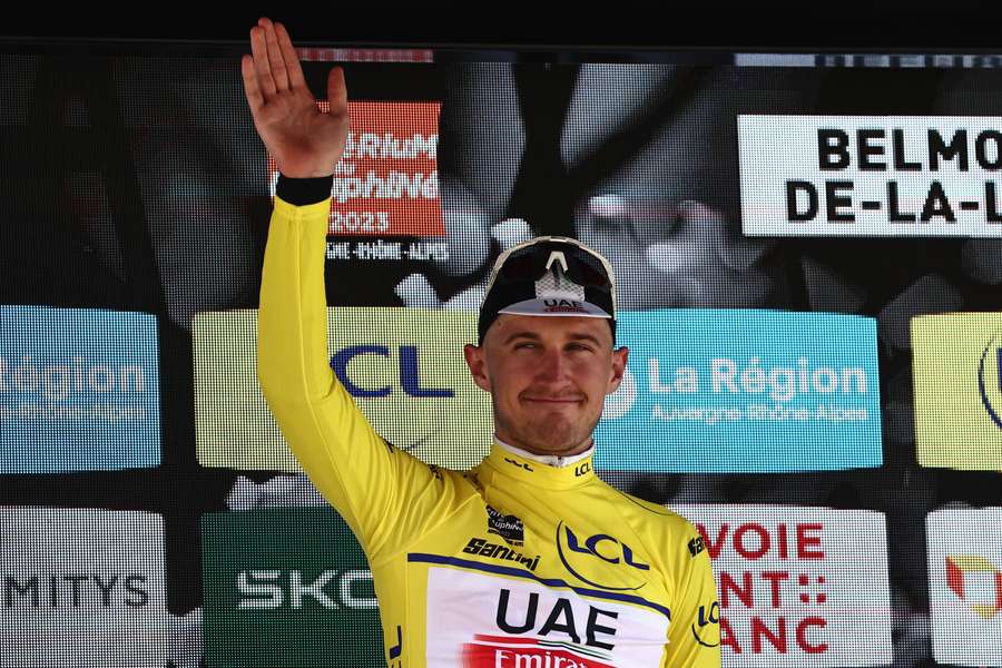 Mikkel Bjerg ce mercredi sur le podium.