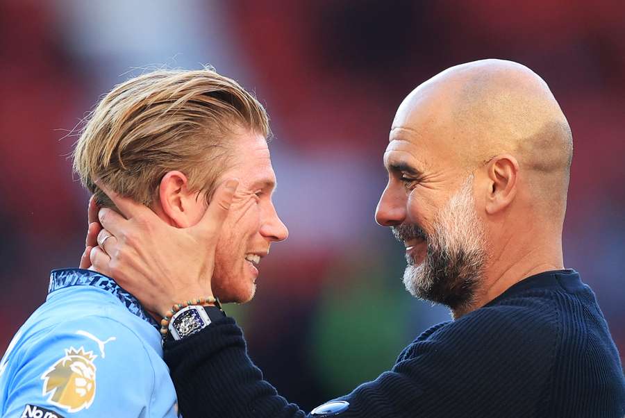 Kevin De Bruyne e Pep Guardiola: nemici mai