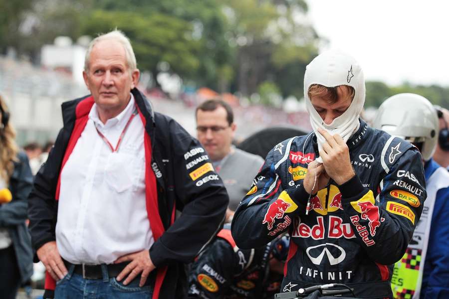 Helmut Marko (li.) und Sebastian Vettel (re.) kennen und schätzen einander (Aufnahme aus dem Jahr 2012)