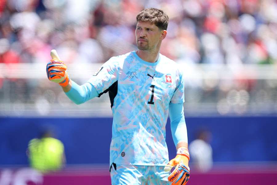 Gregor Kobel beim WM-Auftakt gegen Katar Gregor Kobel beim WM-Auftakt gegen Katar