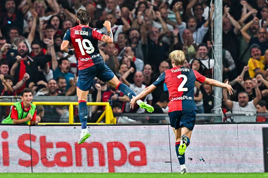 Genoa secured their first home victory of the Serie A season