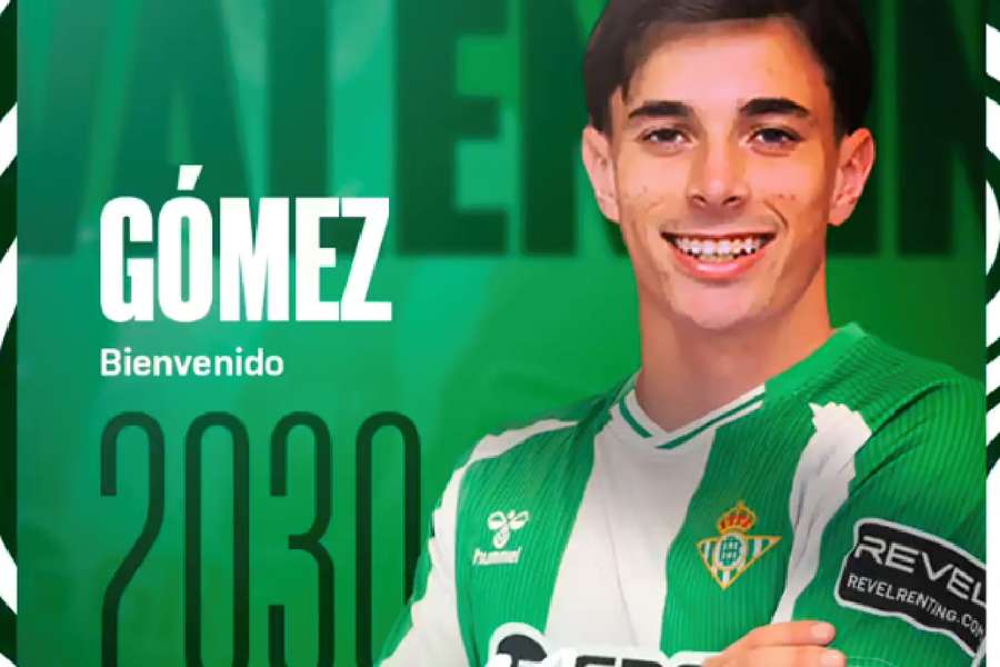 Valentín Gómez, bético hasta 2030