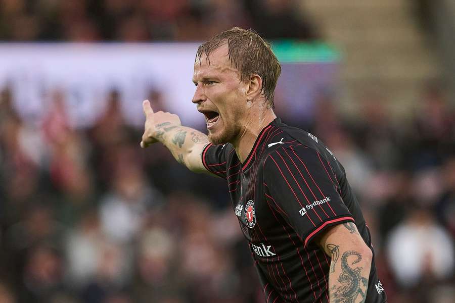 Magnus Jensen made it 4-1 for FC Midtjylland on Monday night Magnus Jensen made it 4-1 for FC Midtjylland on Monday night
