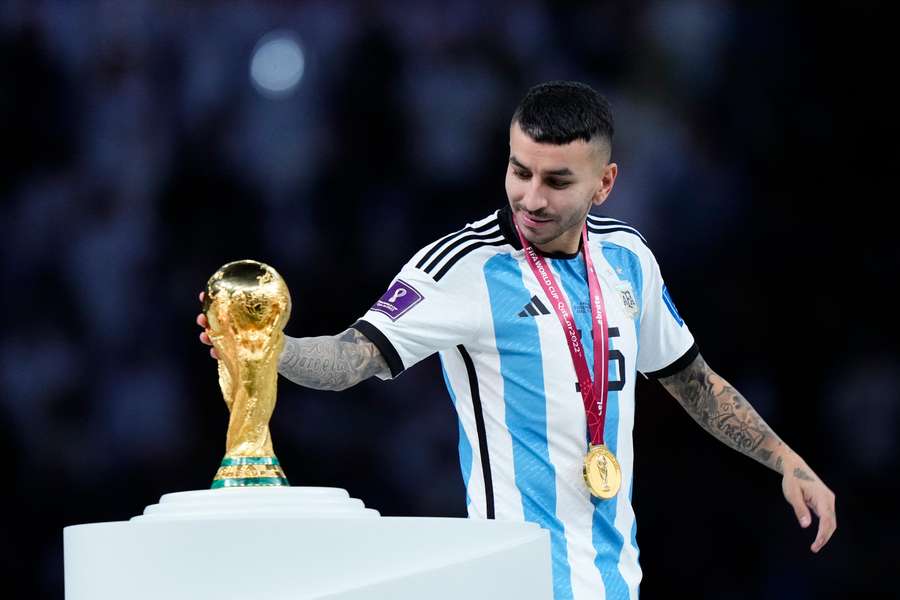 Correa en la celebración de Argentina