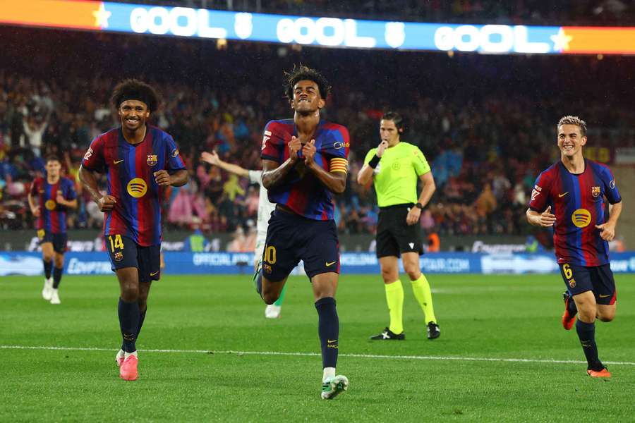 Čtyři góly dala Barcelona už v prvním poločase.