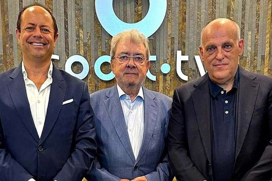 Javier Tebas, presidente da LaLiga, esteve na SportTV