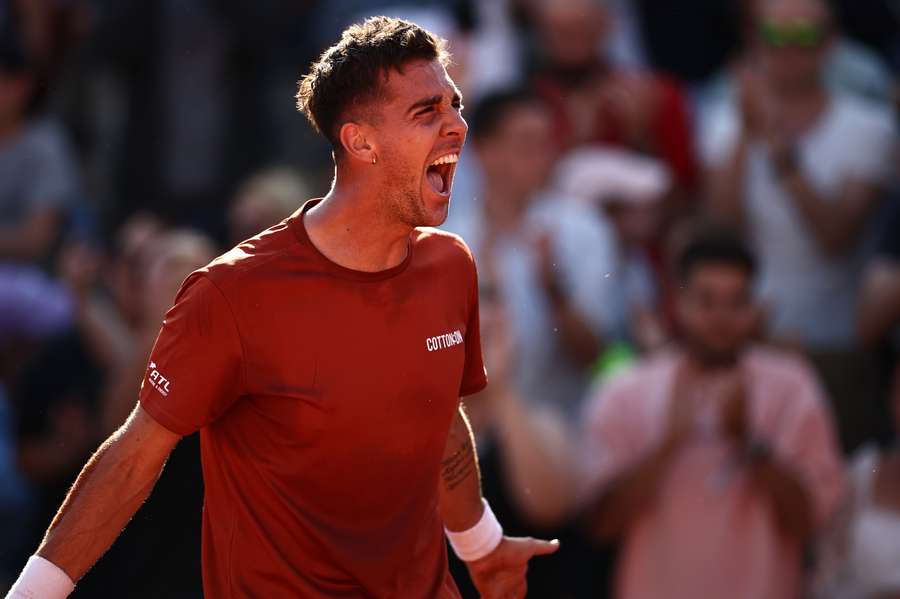 Kokkinakis celebrates his victory