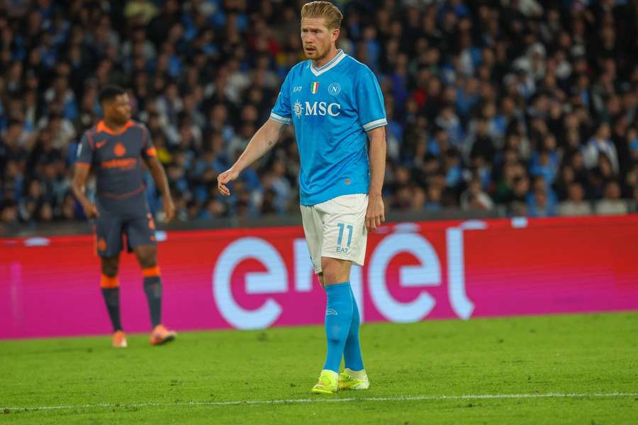 Kevin de Bruyne erzielte die Führung, musste dann aber direkt vom Platz. Kevin de Bruyne erzielte die Führung, musste dann aber direkt vom Platz.