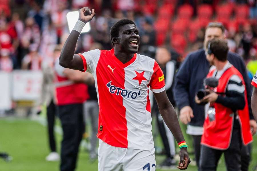 Diouf patří mezi klíčové hráče Slavie.