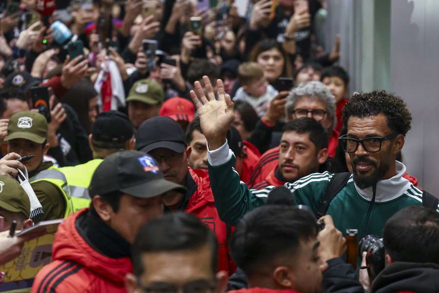 Vozinha à chegada ao Chile Vozinha à chegada ao Chile