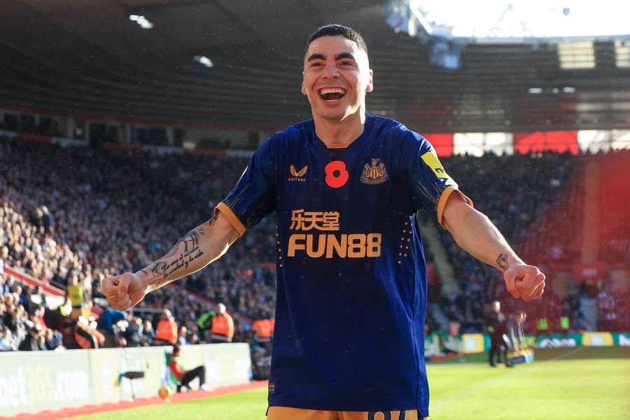 Miguel Almiron netted his seventh goal in seven games as Newcastle ran rampant on the south coast