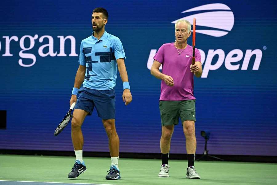 Djokovic e McEnroe