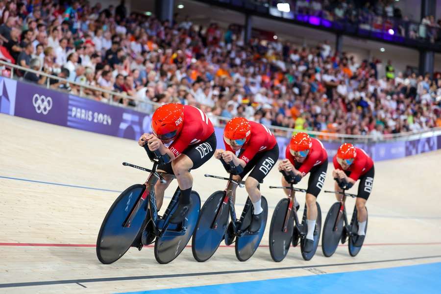 Danmark misser bronzemedalje efter nederlag til Italien i 4 km holdforfølgelsesløb