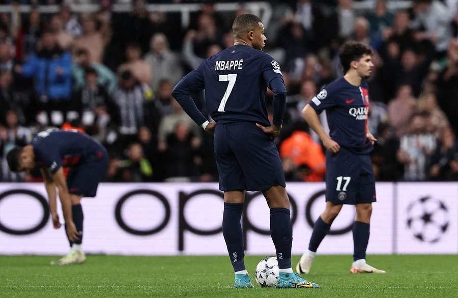 Mbappé a seulement tenté un dribble et un tir non cadré à Newcastle