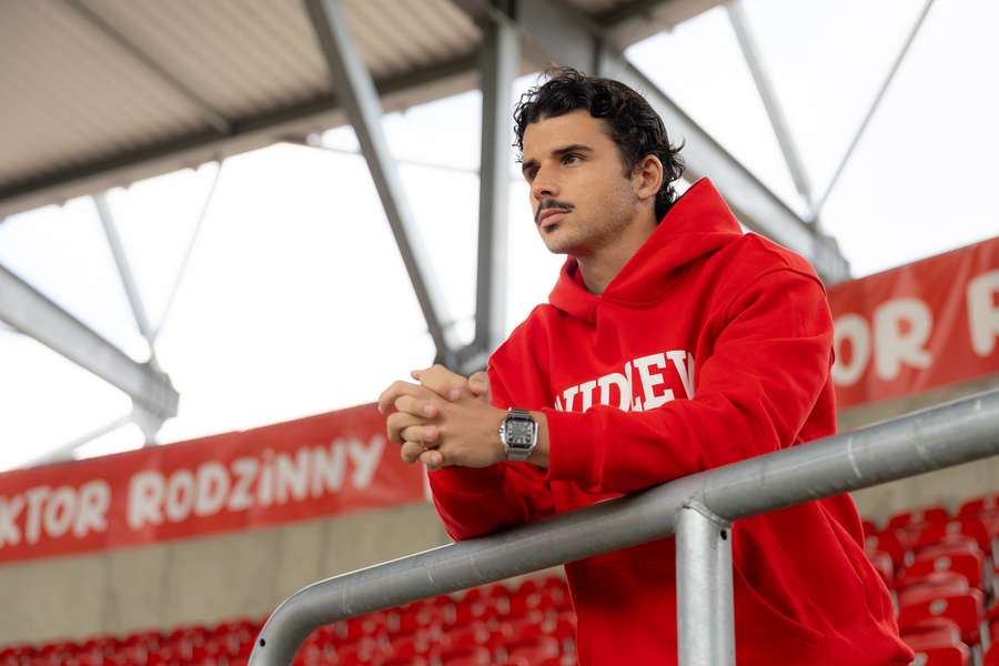 Dani Silva, médio português do Widzew Łódź Dani Silva, médio português do Widzew Łódź