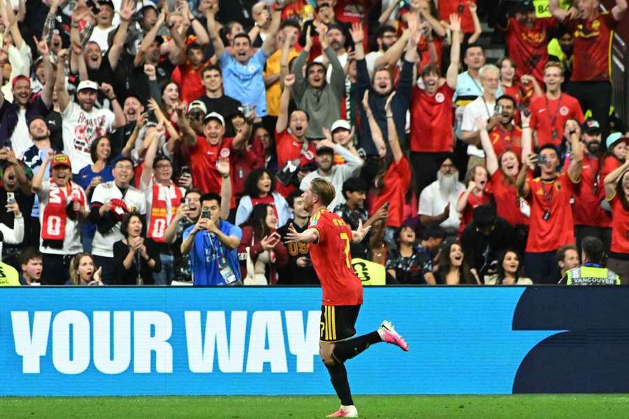 De Bruyne hat Belgiens drittes Tor gegen Neuseeland erzielt