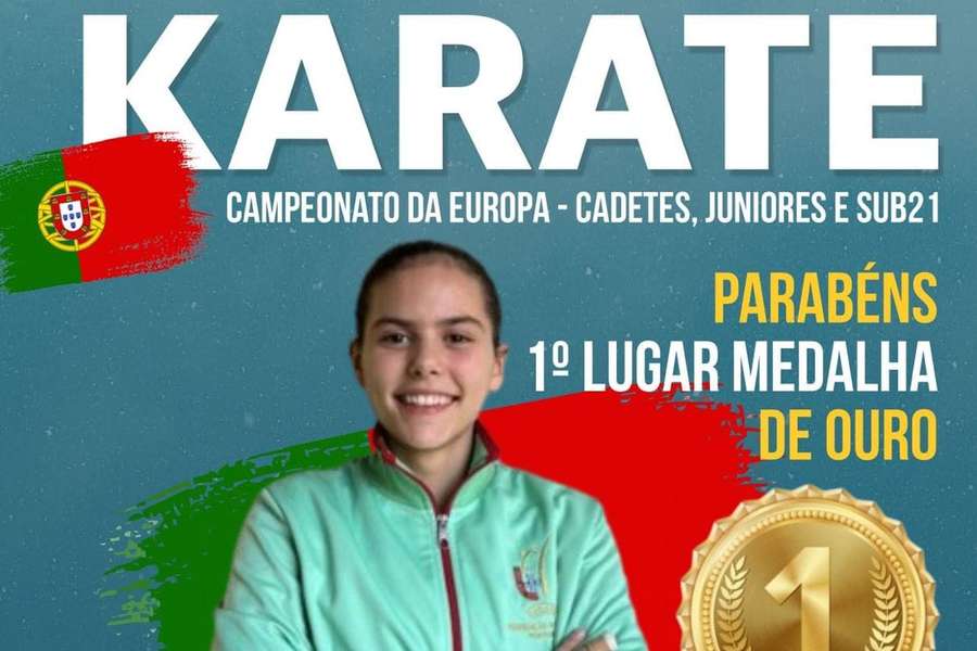 Rita Marques venceu medalha de ouro