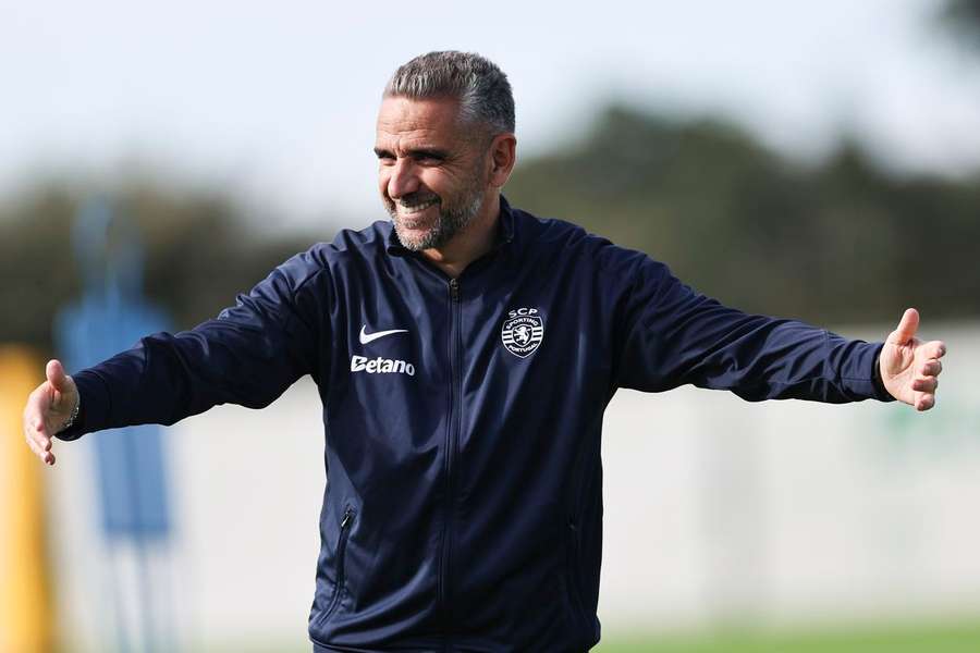 Rui Borges, treinador do Sporting