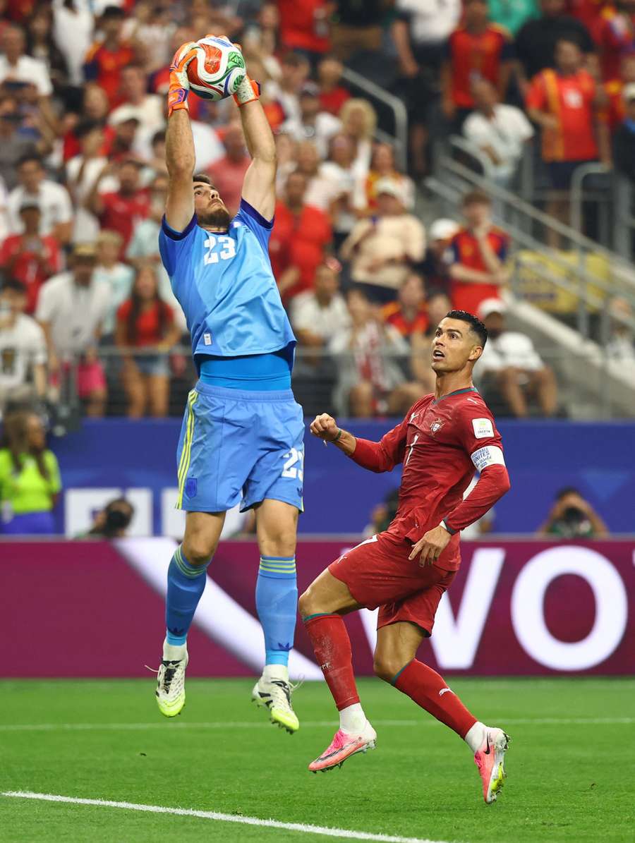 Auch Ronaldo (r.) konnte Simón nicht überwinden