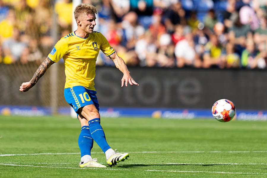 Daniel Wass spillede en stor kamp for Brøndby