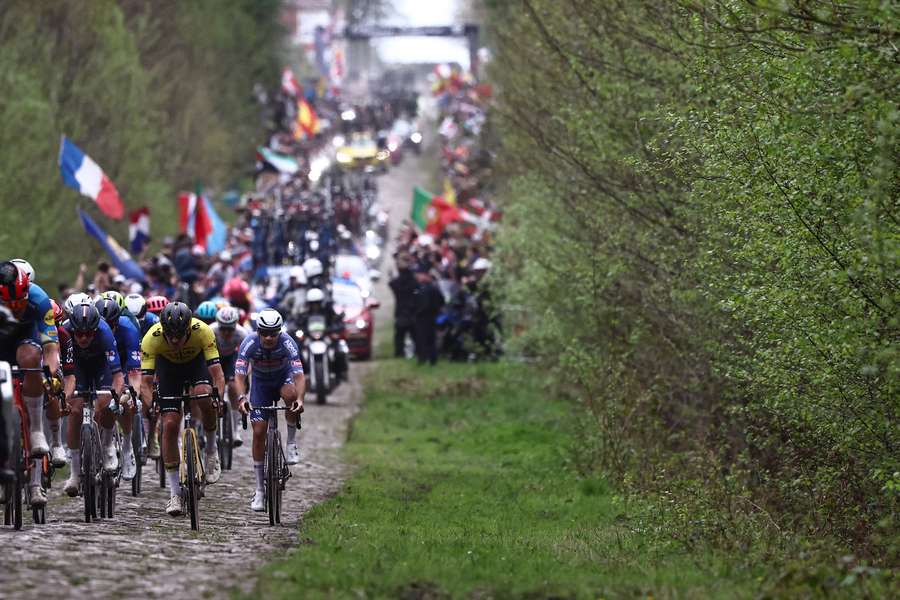 La trouée d'Arenberg lors du dernier Paris-Roubaix.