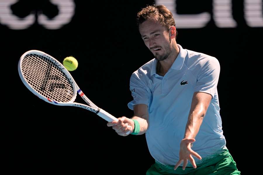Medvedev zog den Kopf bei den Australian Open 2025 gerade nochmal aus der Schlinge