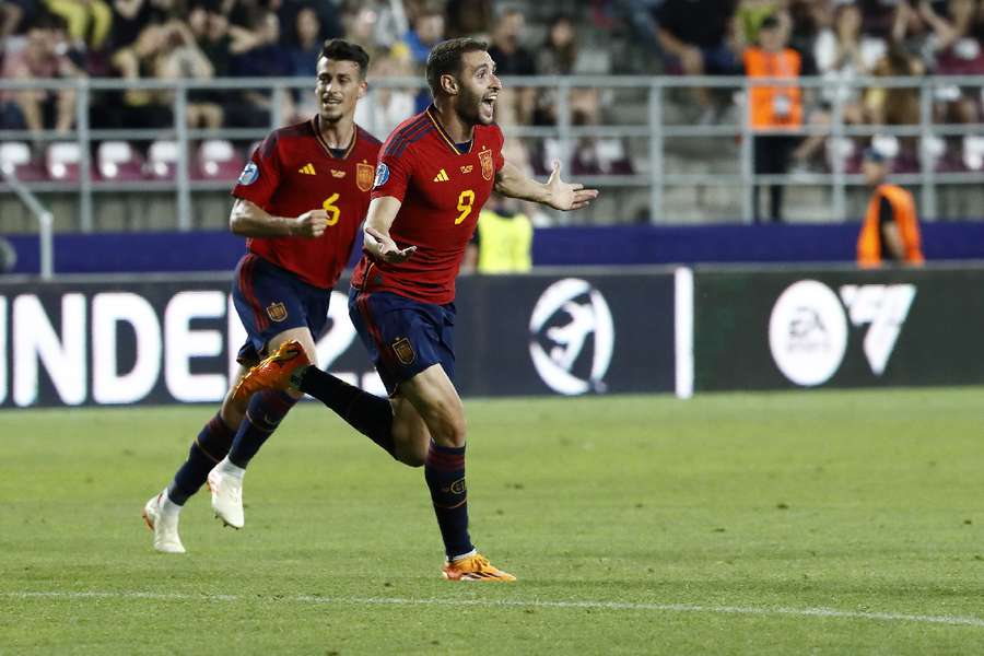 Abel Ruiz y Antonio Blanco, dos de los cinco españoles en el once ideal del Euro sub21
