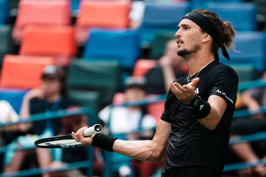 Zverev moved into the second round in Shanghai