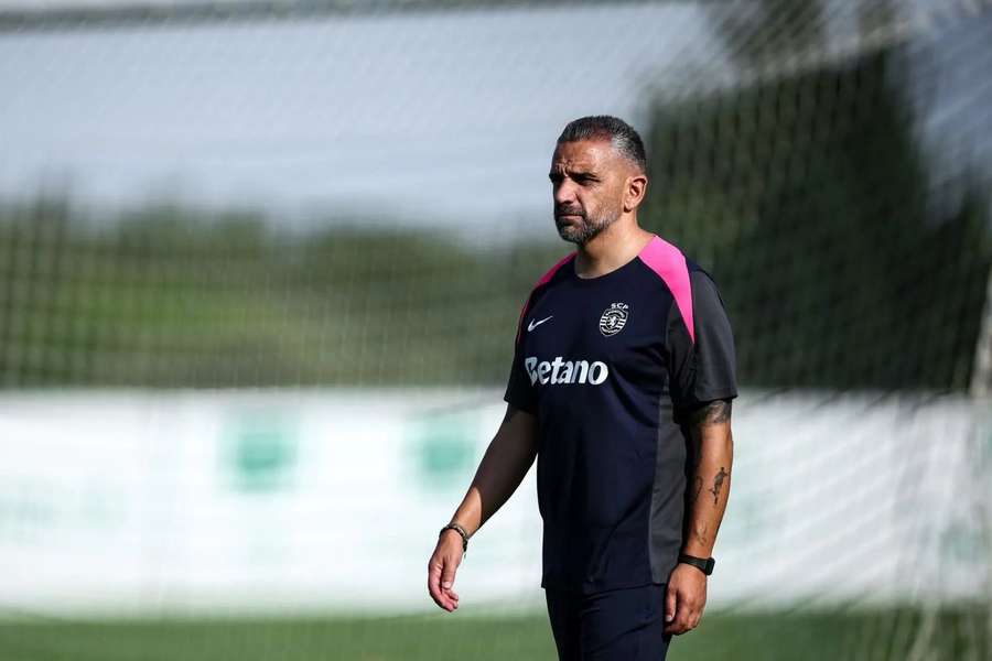 Rui Borges, treinador do Sporting