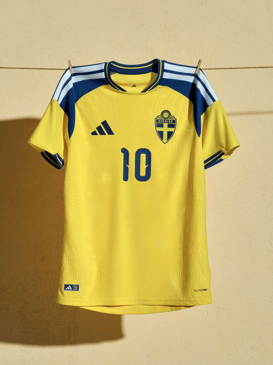 Dres pro domácí zápas Švédska.