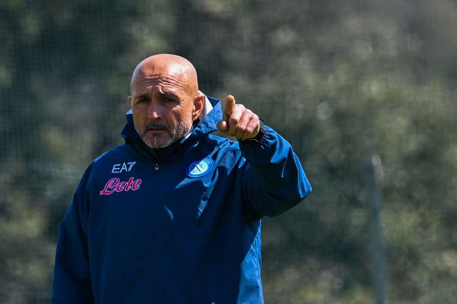 Napoli manager Luciano Spelletti