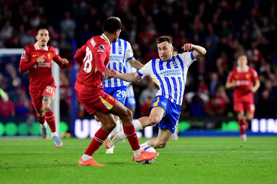 Hurzeler delighted with Brighton victory over Liverpool; pleased for Gruda, Howell