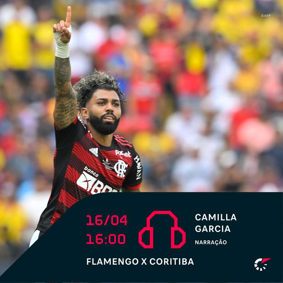 Flamengo tem desfalque de última hora para jogo contra o Coritiba