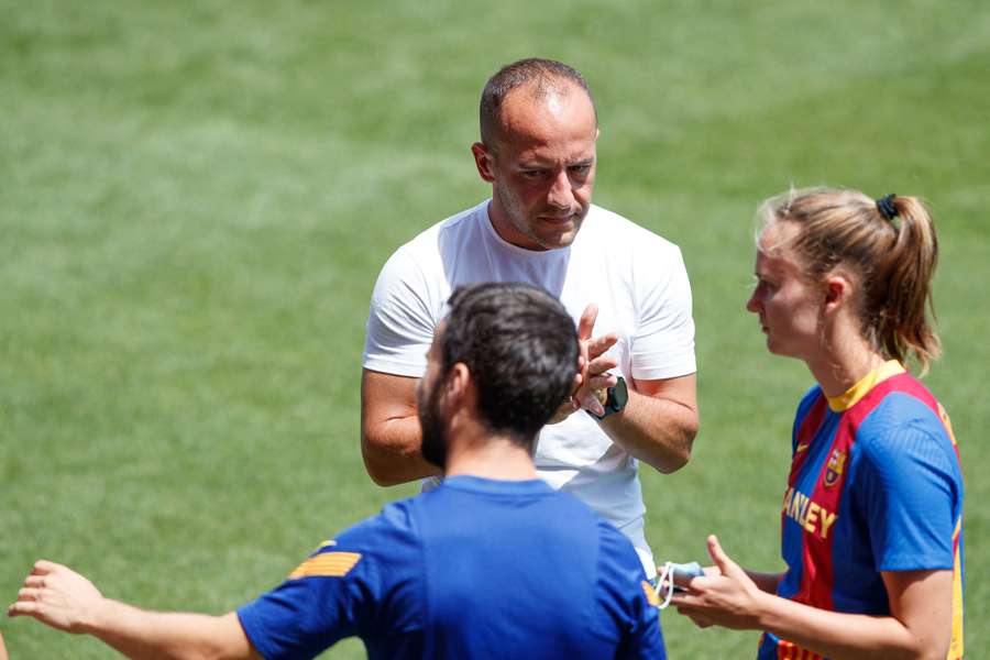 Lluís Cortés, en su época en el Barça Lluís Cortés, en su época en el Barça